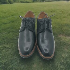 Dockers Bradford Mens 7.5 M Black Plain Toe Oxford Dress Shoes 90-38804 NEW